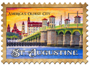 St. Augustine Stamp Art